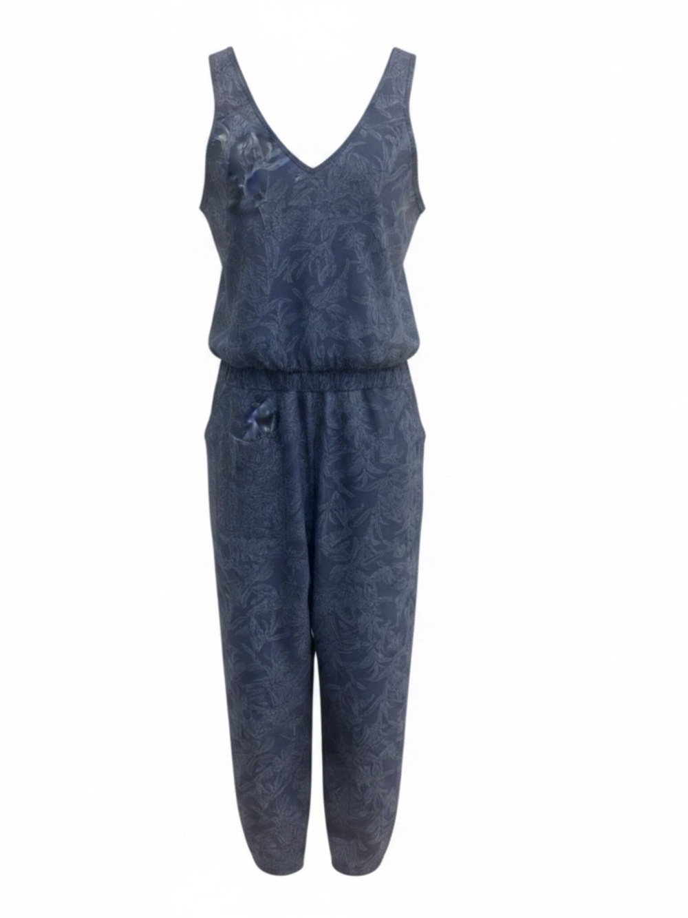 Patagonia Fleetwith Romper Jumpsuit Blue Print Sleeveless Stretch Size Small - Picture 7 of 9